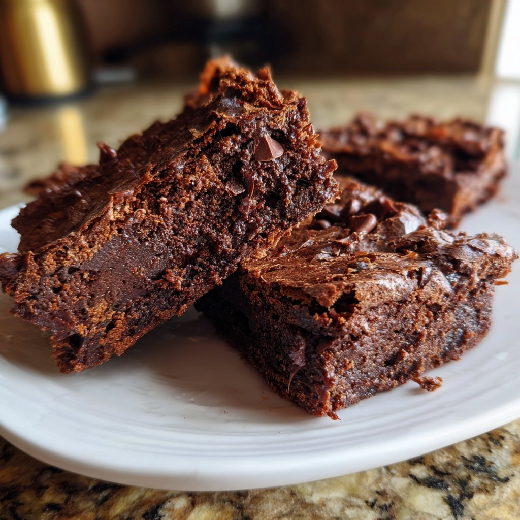 Cottage Cheese Brownies with Cocoa Nibs