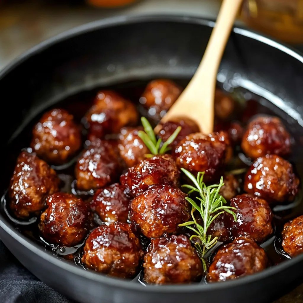 Sweet and Spicy Cranberry Orange Meatballs