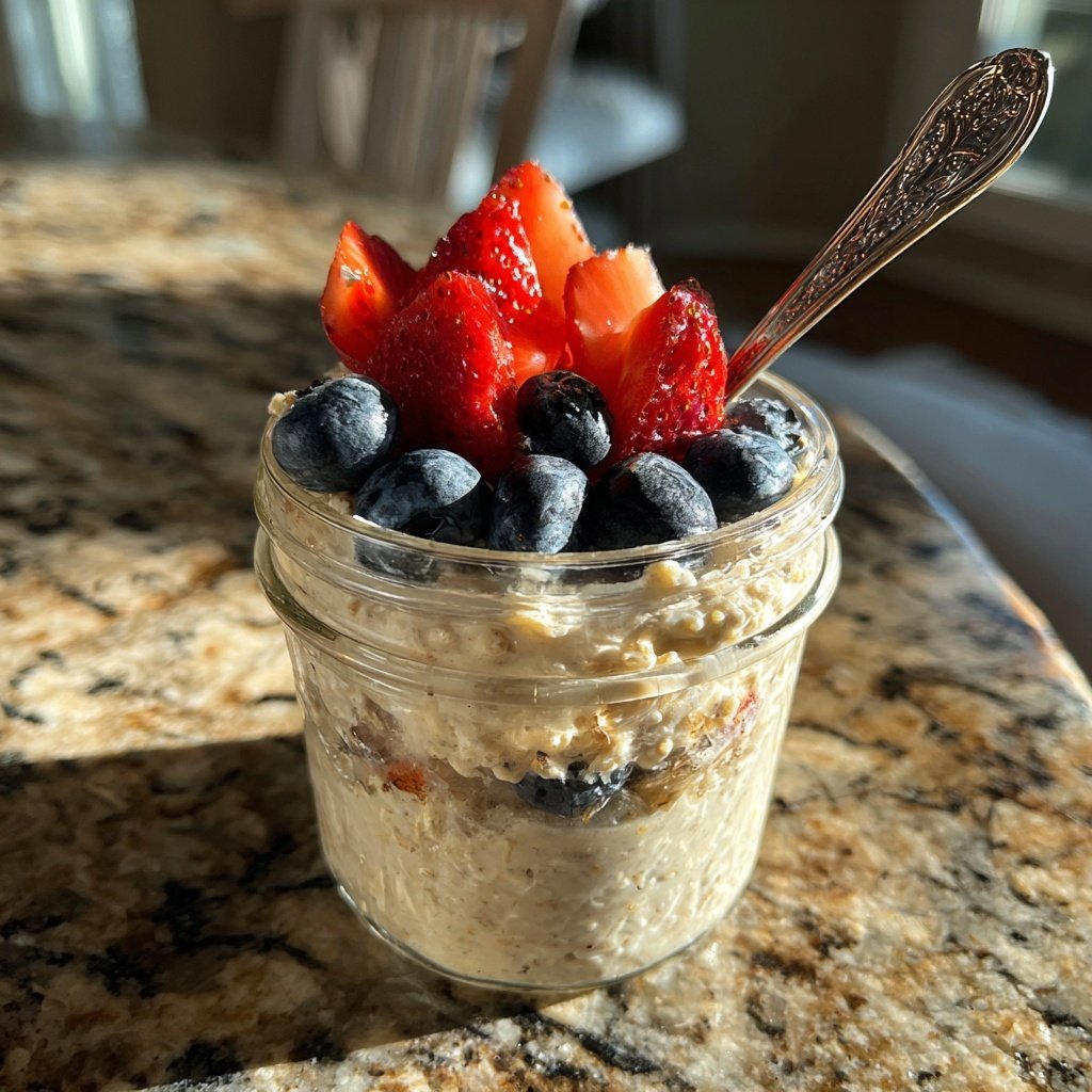 Vanilla Berry Overnight Oats