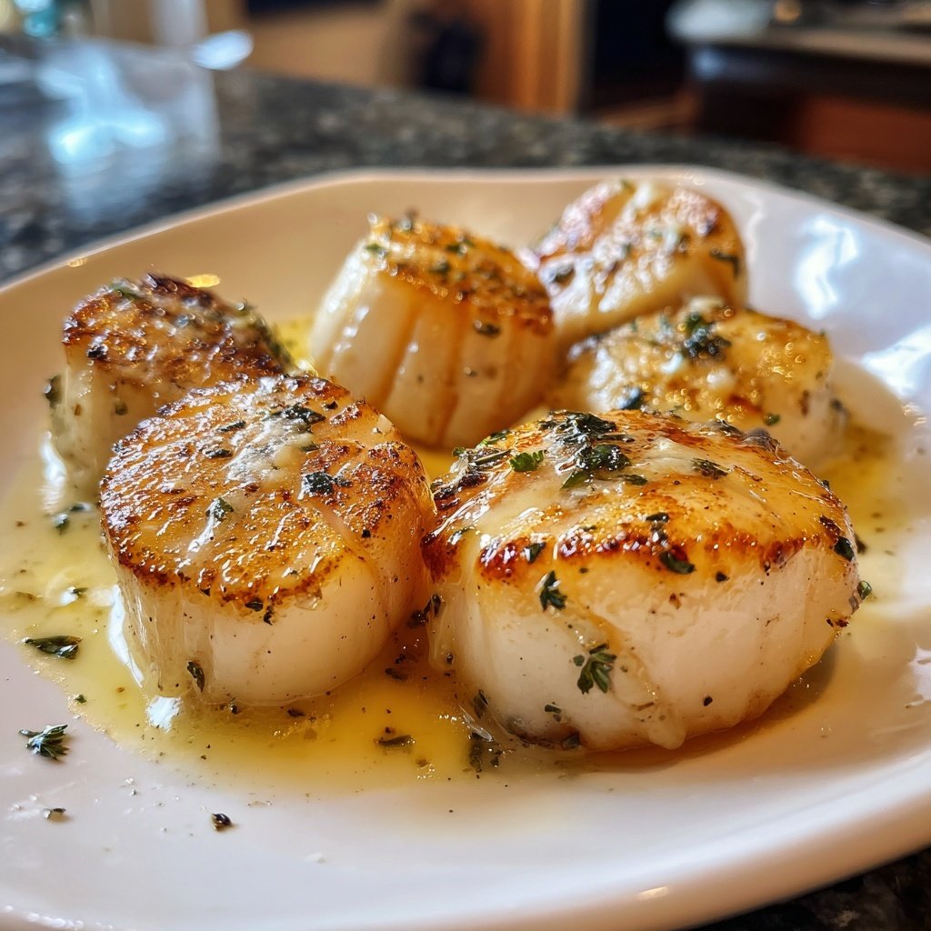 Pan-Seared Scallops with Vanilla Beurre Blanc