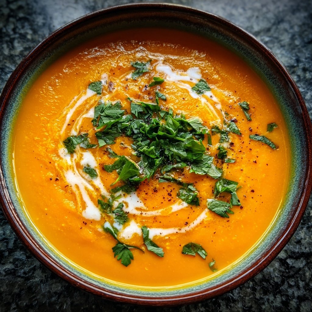 Spring Carrot And Ginger Soup