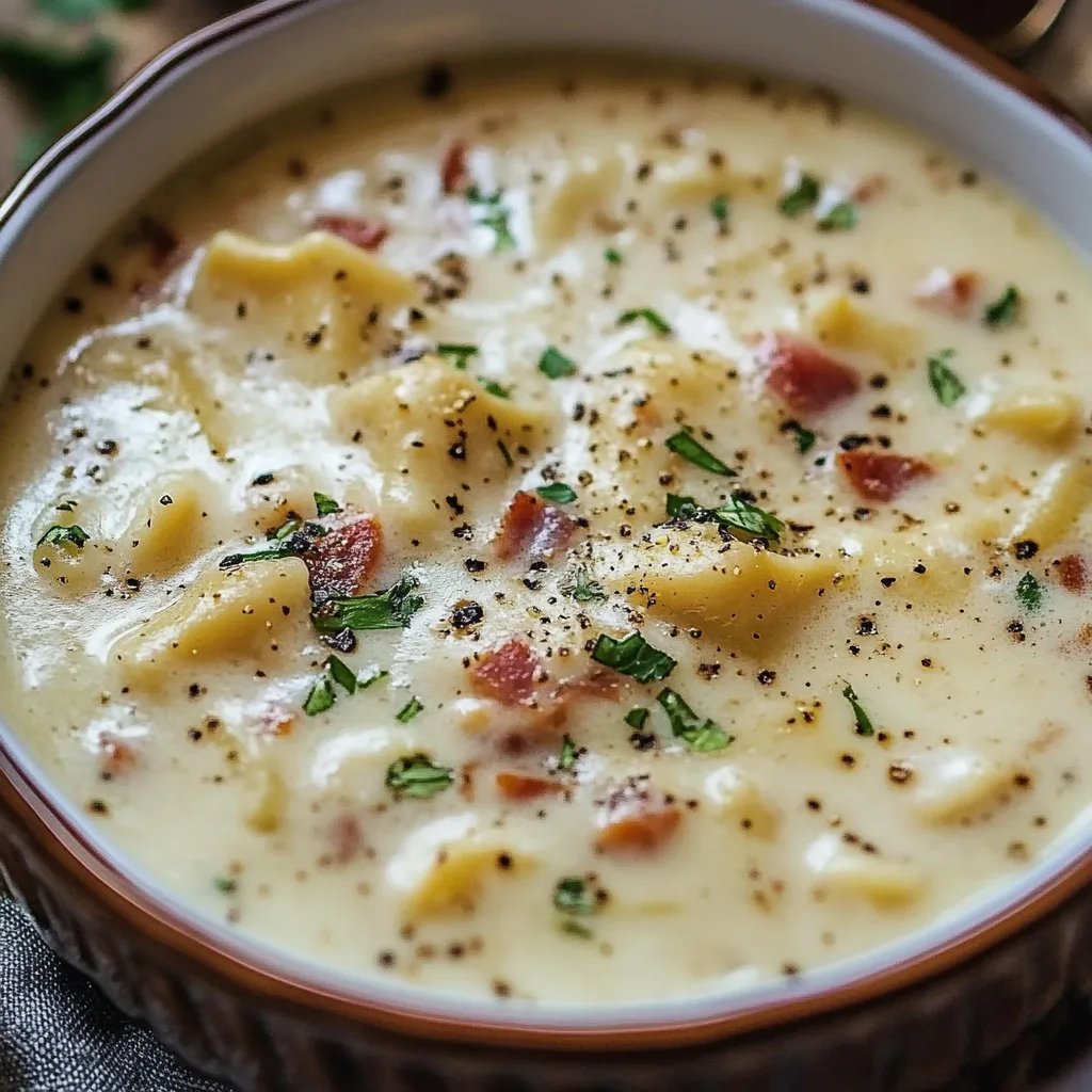 White Lasagna Soup