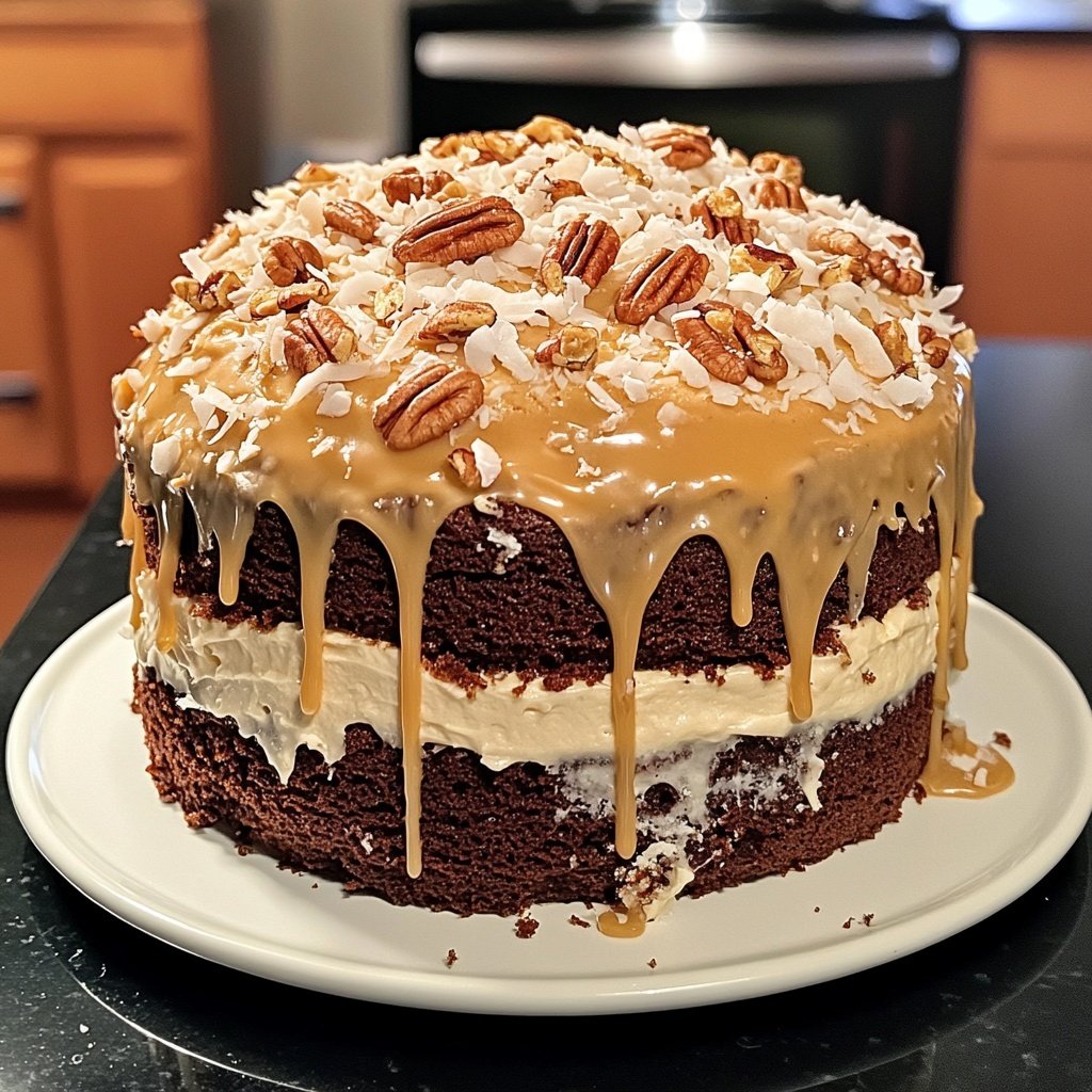 White German Chocolate Cake