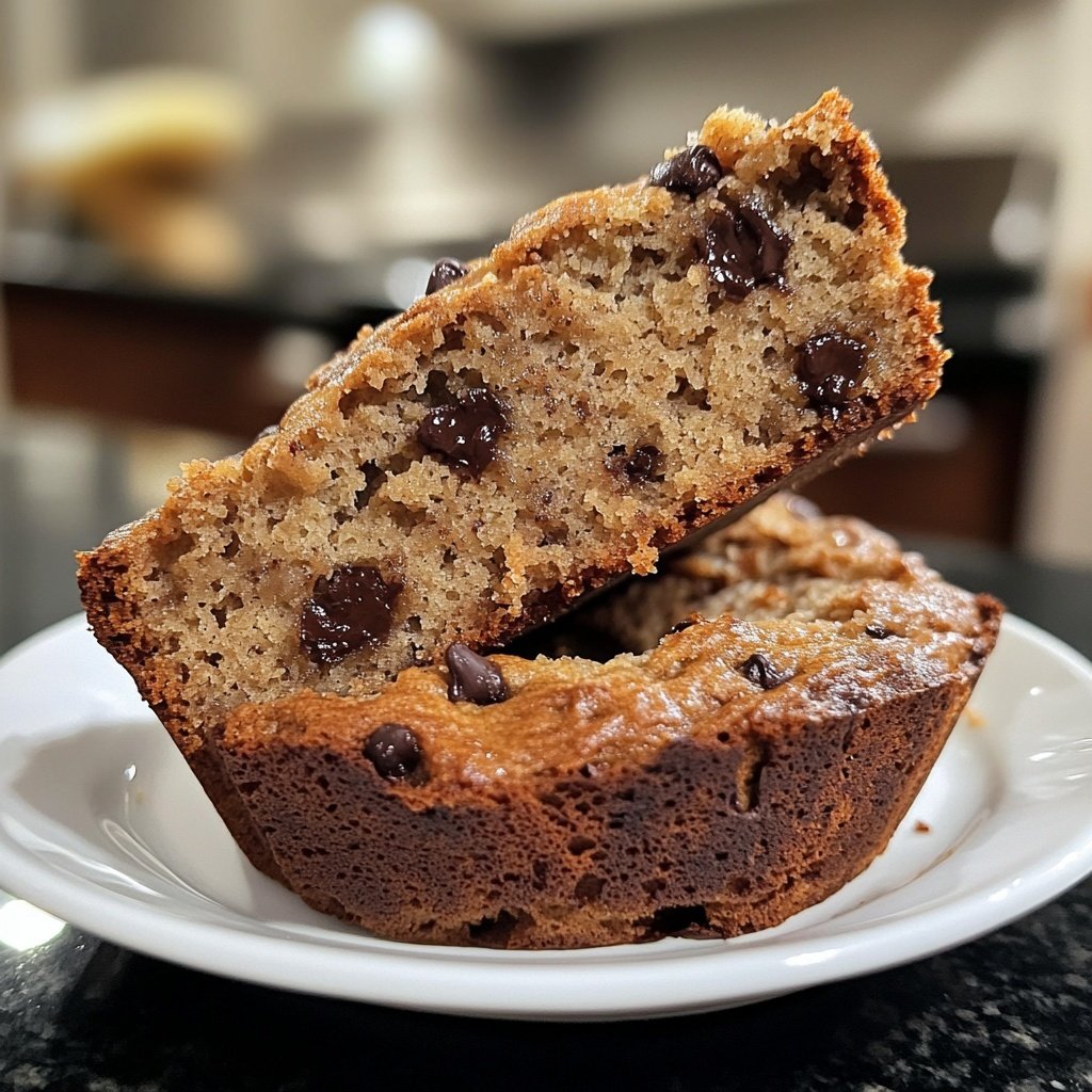 Banana Bread with Chocolate Chips Recipe