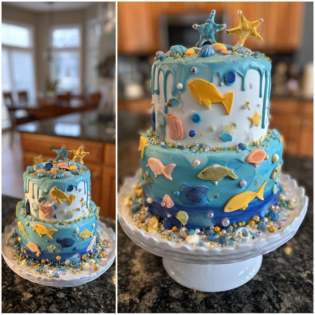Pisces Cake Design For Birthday Parties