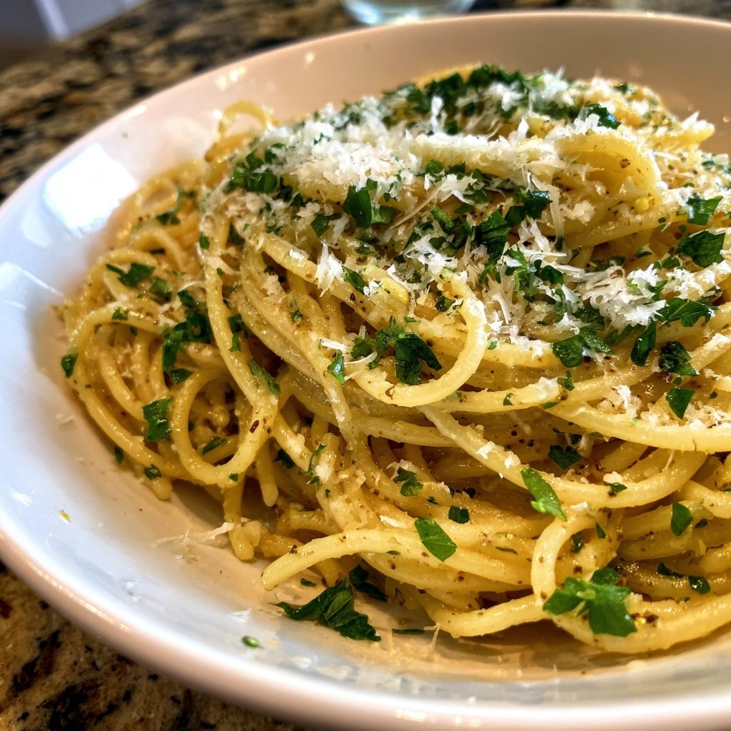 Quick & Easy 15-Minute Garlic Pasta