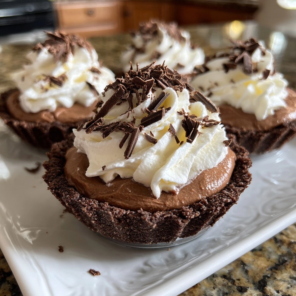 Chocolate Cream Pie Cups