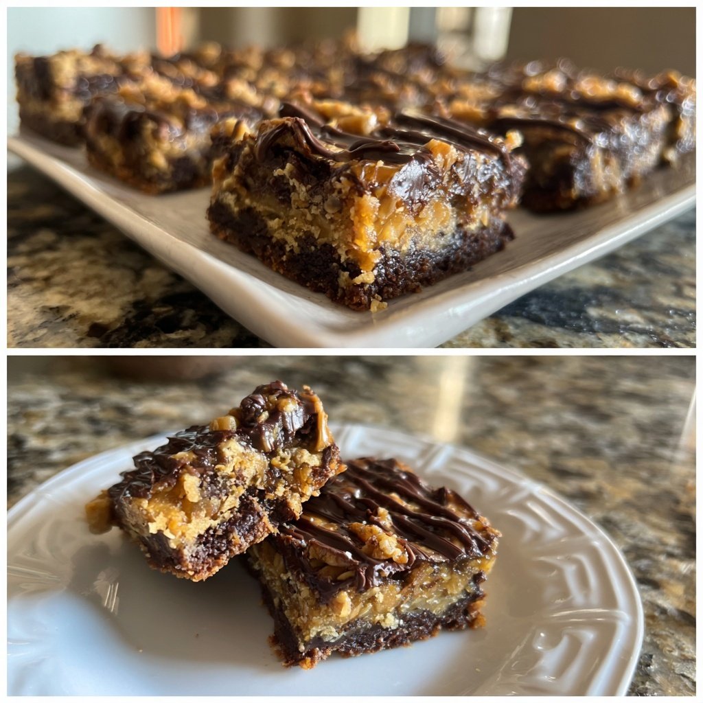 Chocolate Tahini Date Squares