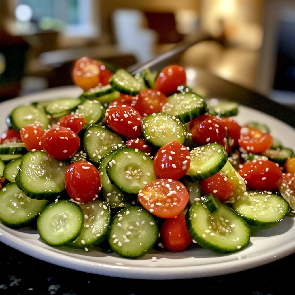 Easy Asian Cucumber Salad