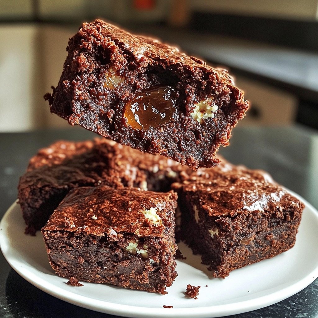 Cottage Cheese Brownies with Dates