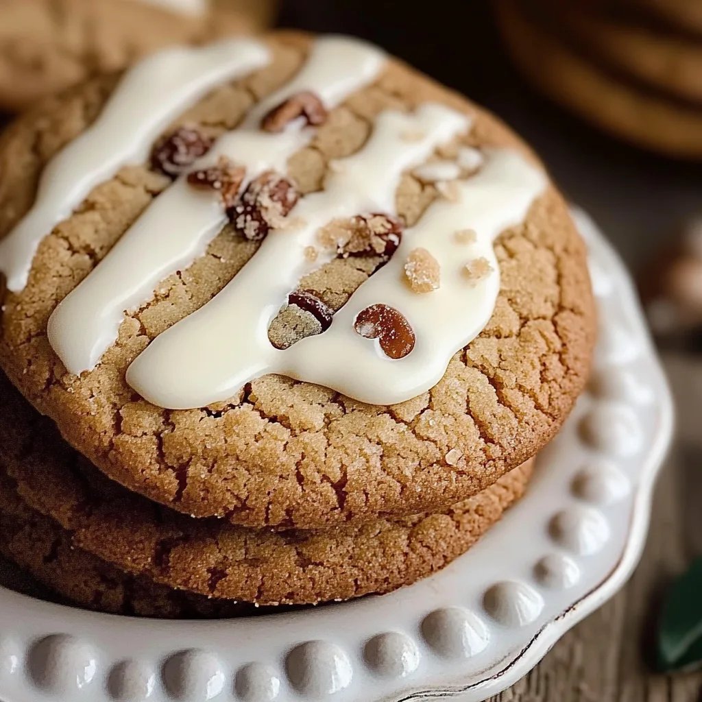 White Chocolate Dipped Chewy Maple Cookies