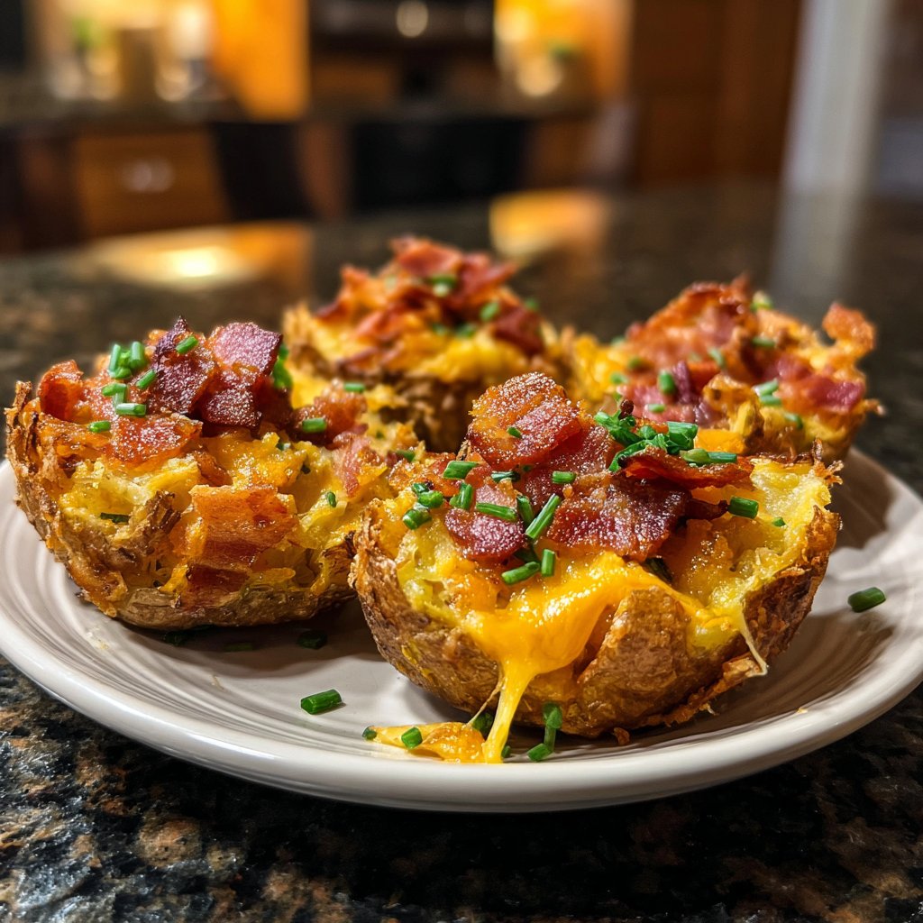 Super Bowl Loaded Potato Skins