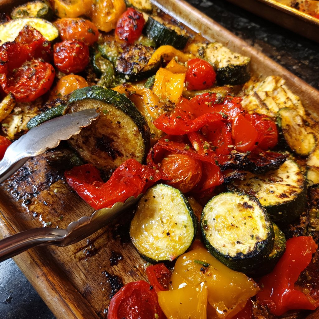 Super Bowl Party Food Roasted Veggie Platter
