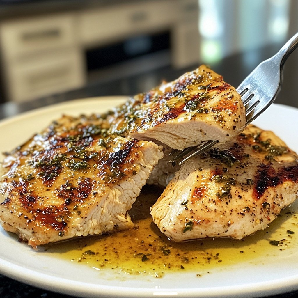 Chicken Breast with Zucchini Noodles