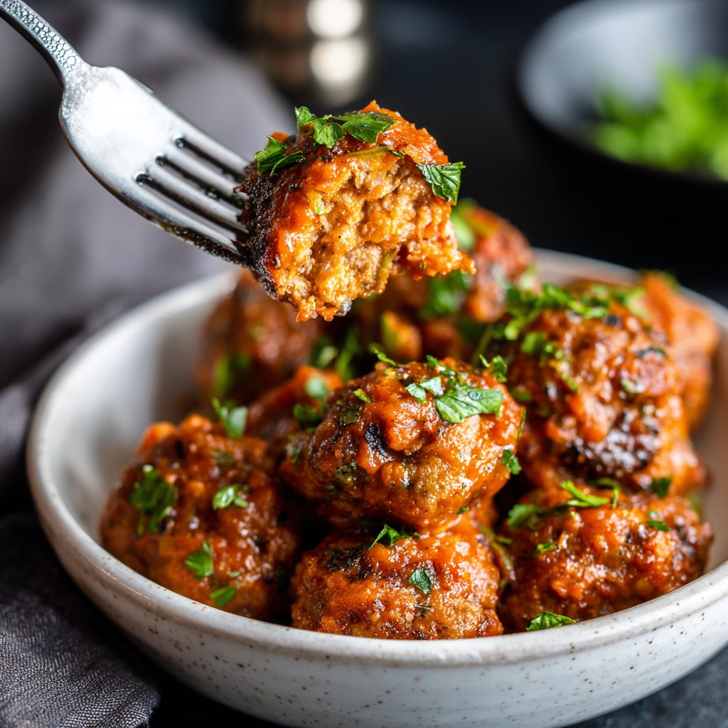 Set-It-and-Forget-It Slow Cooker Chicken Meatballs