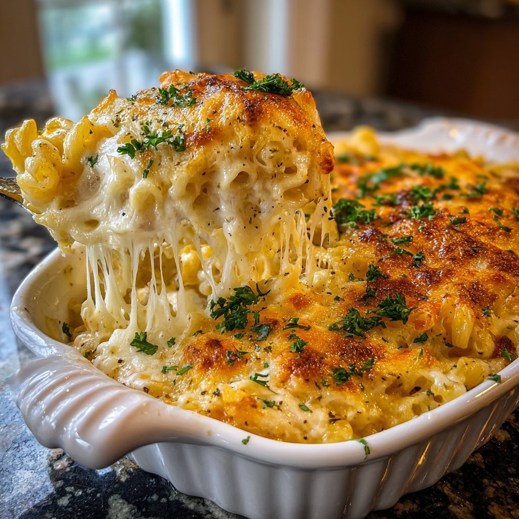 Valentine Pasta Bake with Cream Sauce