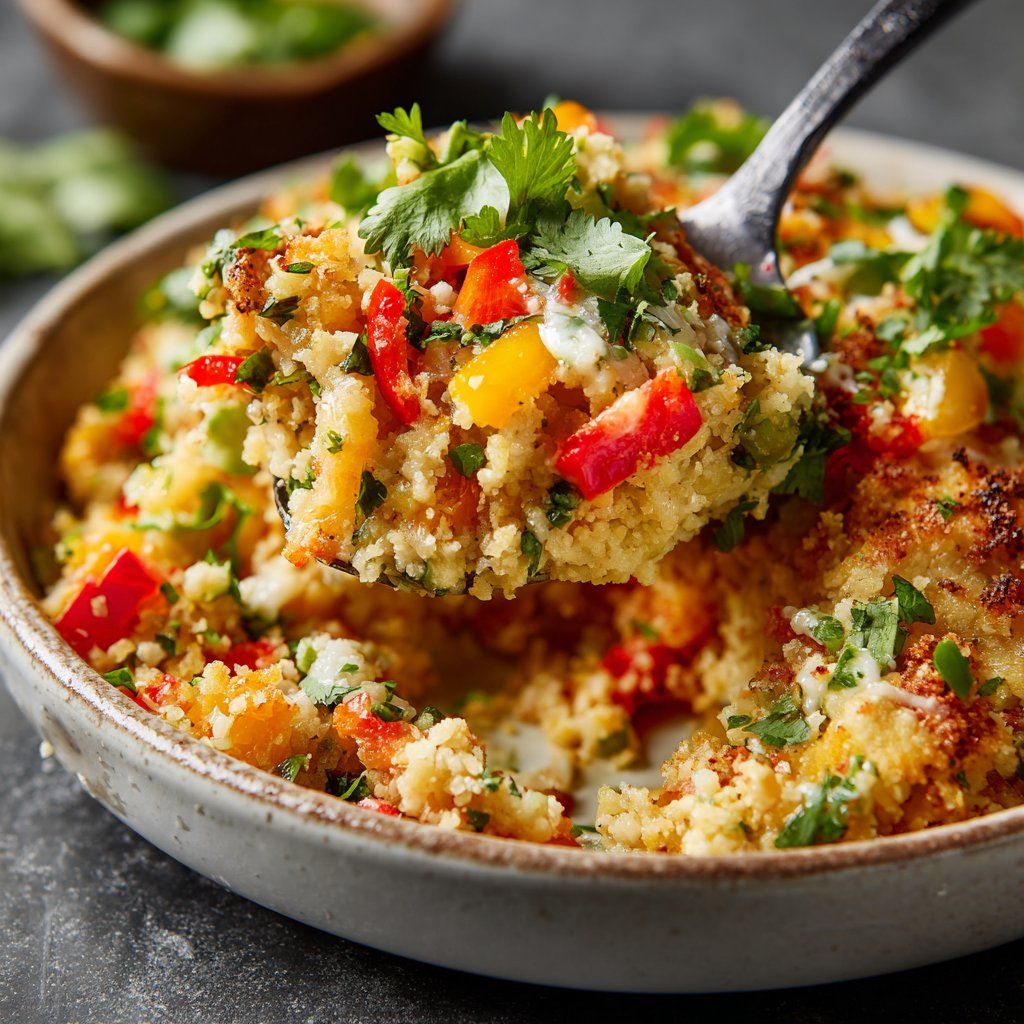 Healthy Dinner Cauliflower Rice Bowl